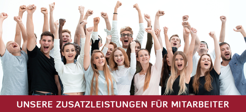 Zusatzleistungen-Title Zusatzleistungen für unsere Mitarbeiter